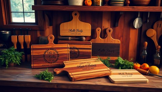 Elevate Your Kitchen with Personalized Wooden Cutting Boards: The Perfect Gift for Food Lovers