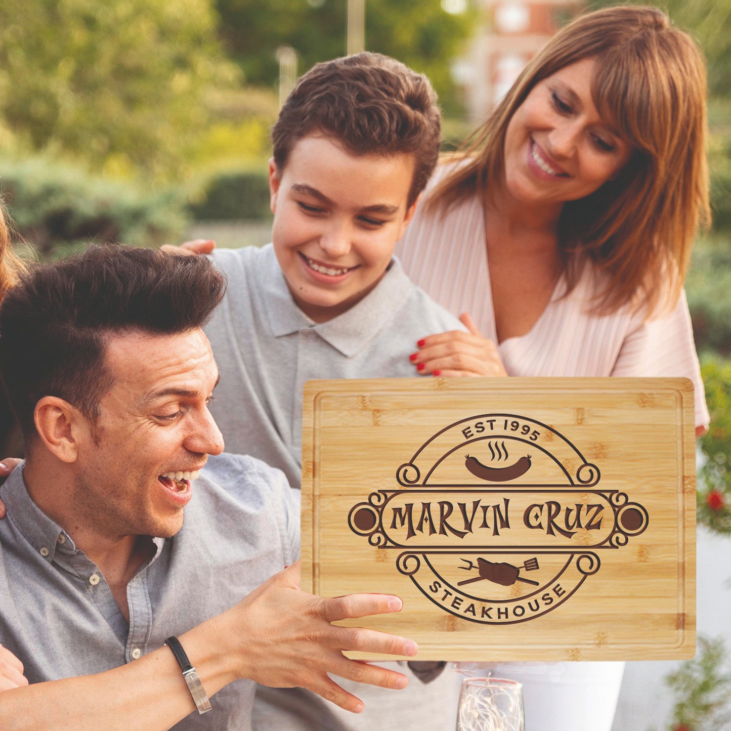 Tayfus Custom BBQ Cutting Board - Handcrafted Grill Masterpiece