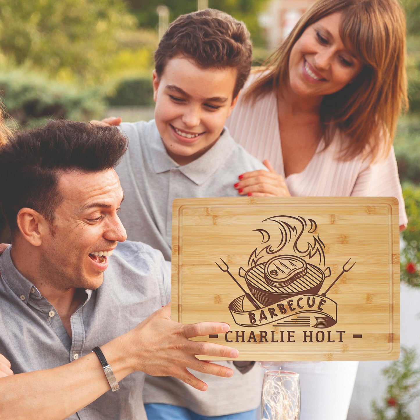 Barbecue-Themed Cutting Board - Perfect Father's Day gifts - Tayfus