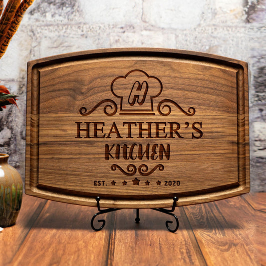 Tayfus Personalized Chef-Themed Cutting Board – Custom Kitchen Gift