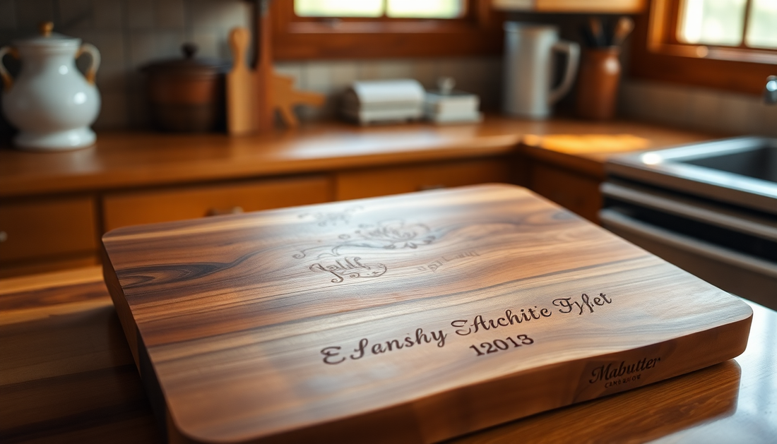 Elevate Your Kitchen with Personalized Engraved Cutting Boards