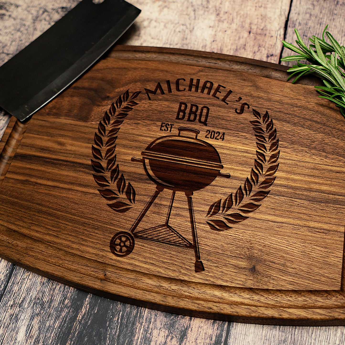 Tayfus Unique TAYFUS Cutting Board - Custom Engraved Kitchen Gift