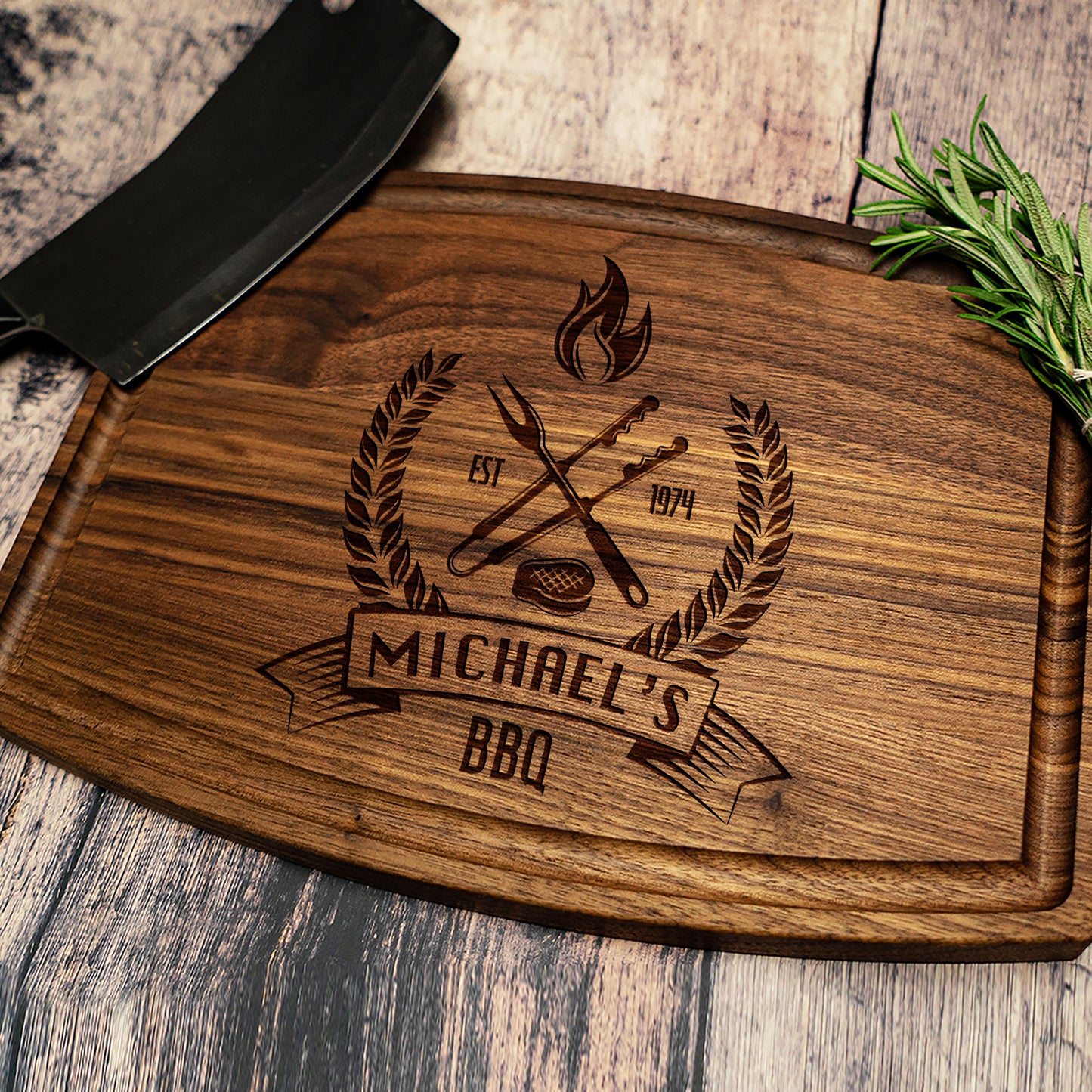 Tayfus TAYFUS Wooden Cutting Board - Personalized for Any Occasion