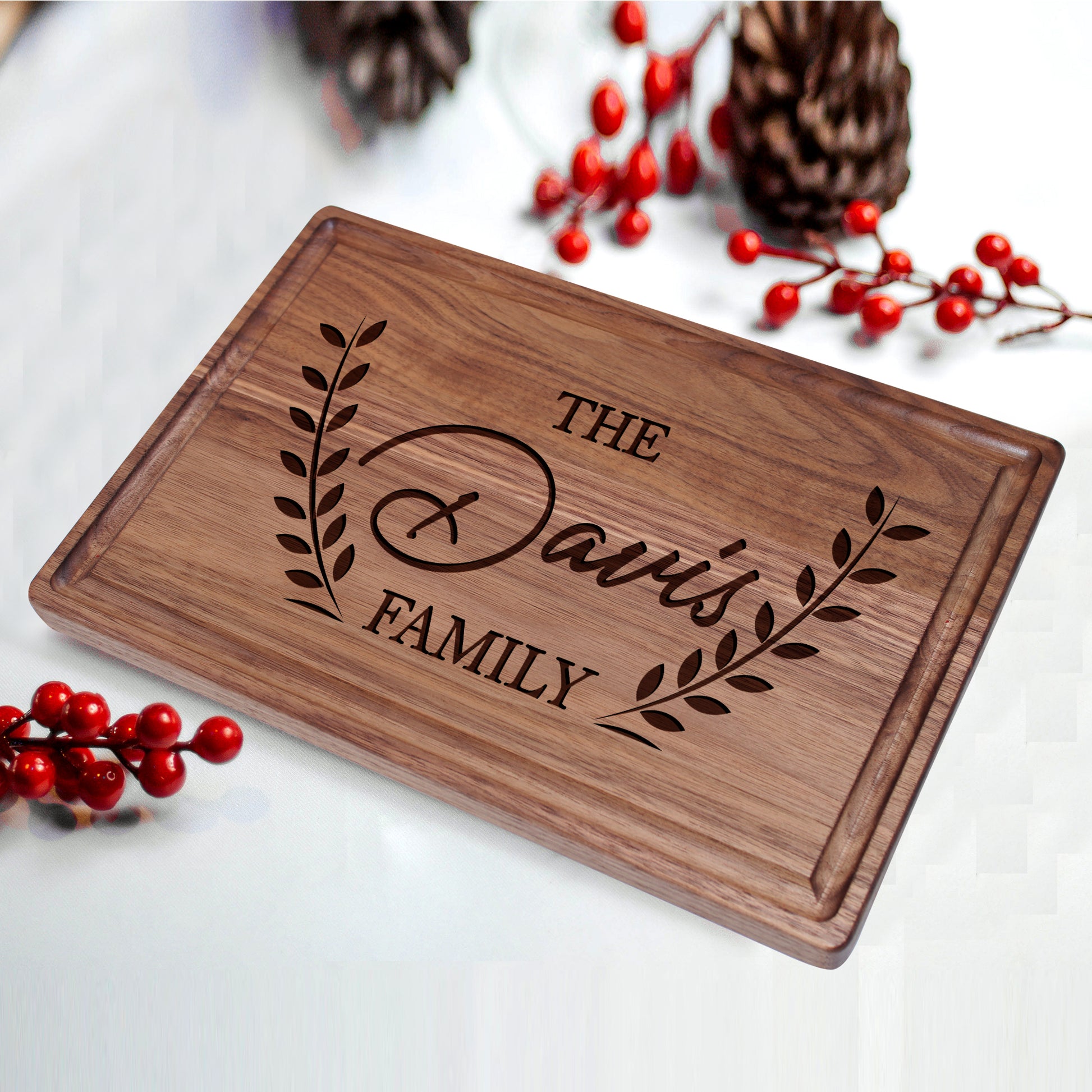 Tayfus TAYFUS Personalized Cutting Board - A Festive Christmas Gift