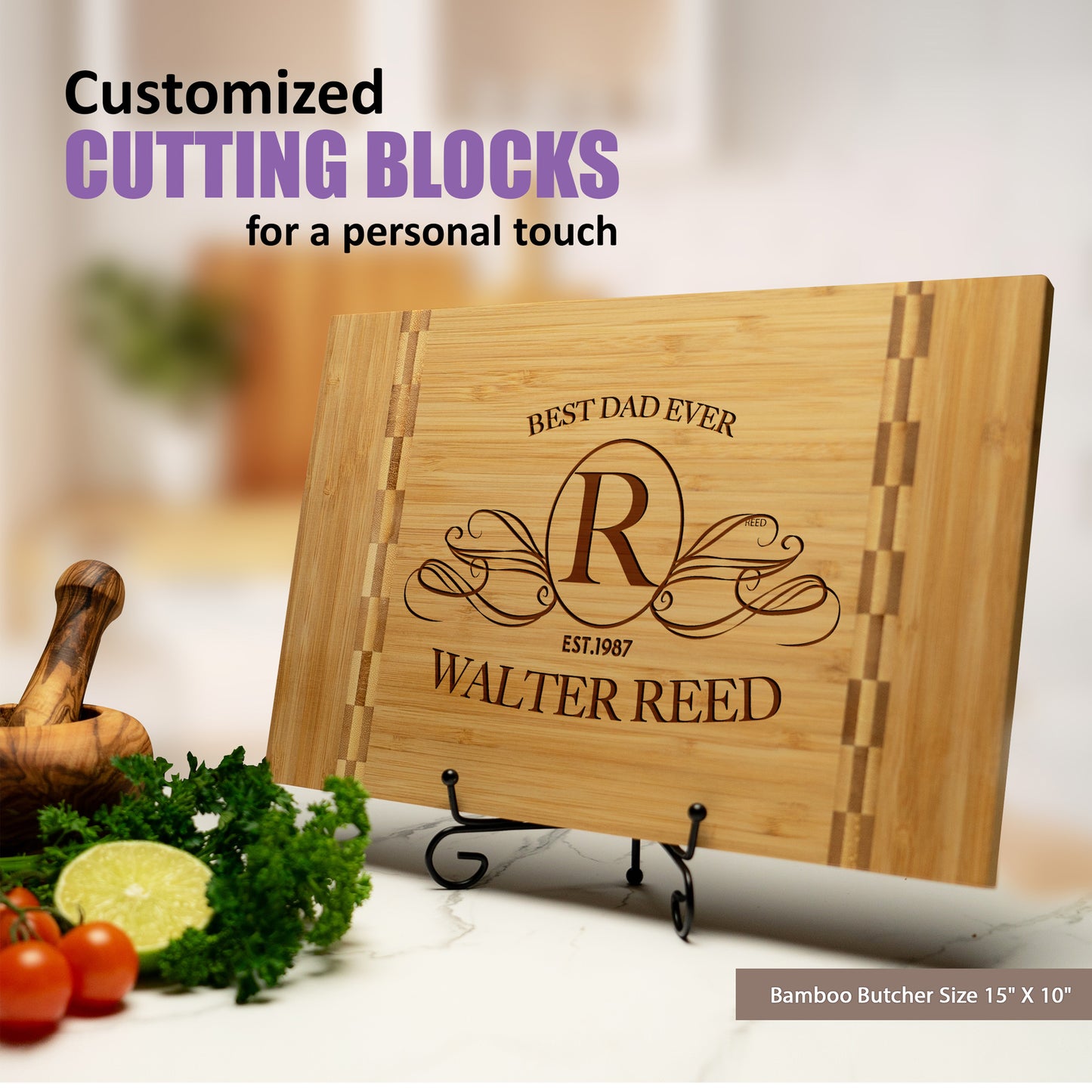 Tayfus Personalized Cutting Board - TAYFUS Custom Kitchen Decor