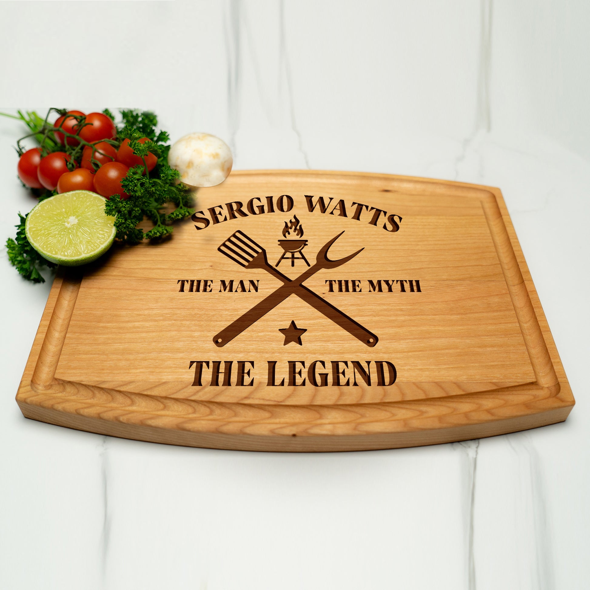 Tayfus TAYFUS Personalized Cutting Board - Handmade Elegance