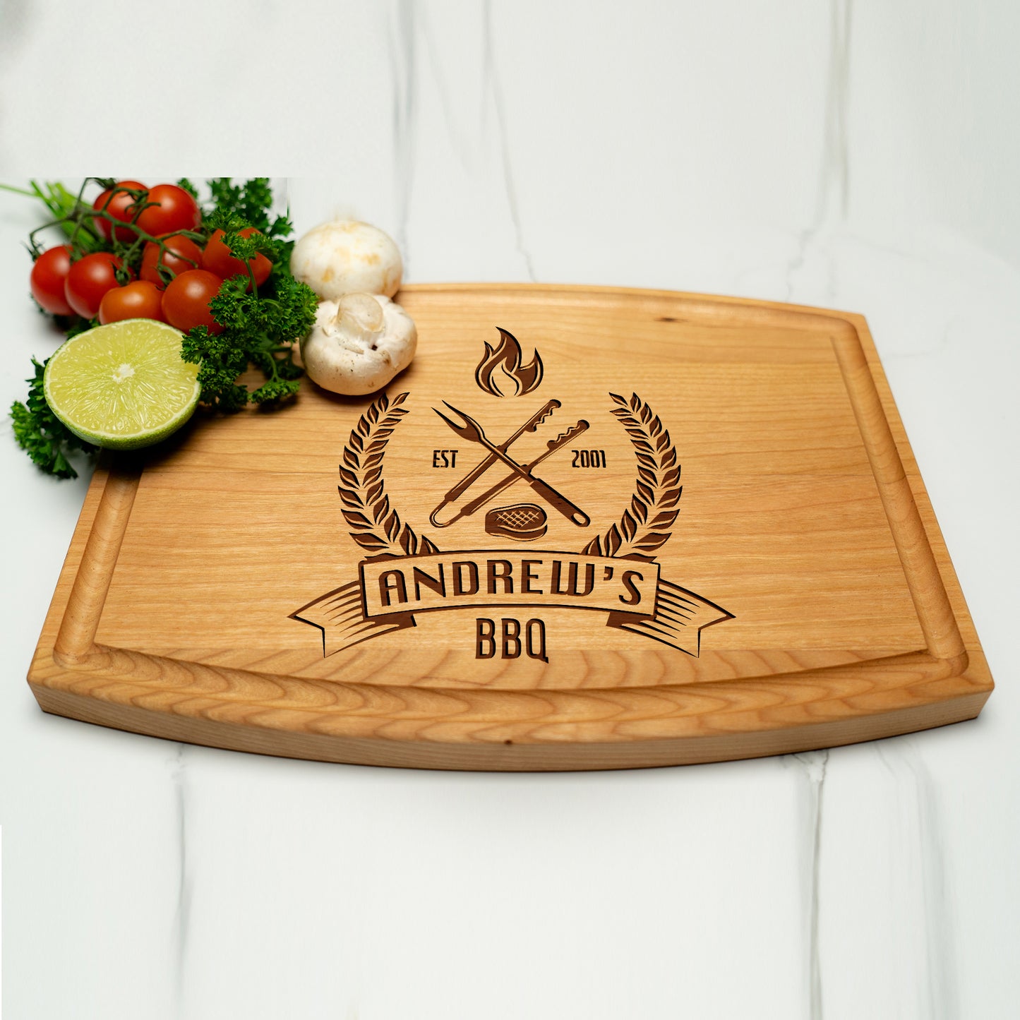 Tayfus TAYFUS Wooden Cutting Board - Personalized for Any Occasion