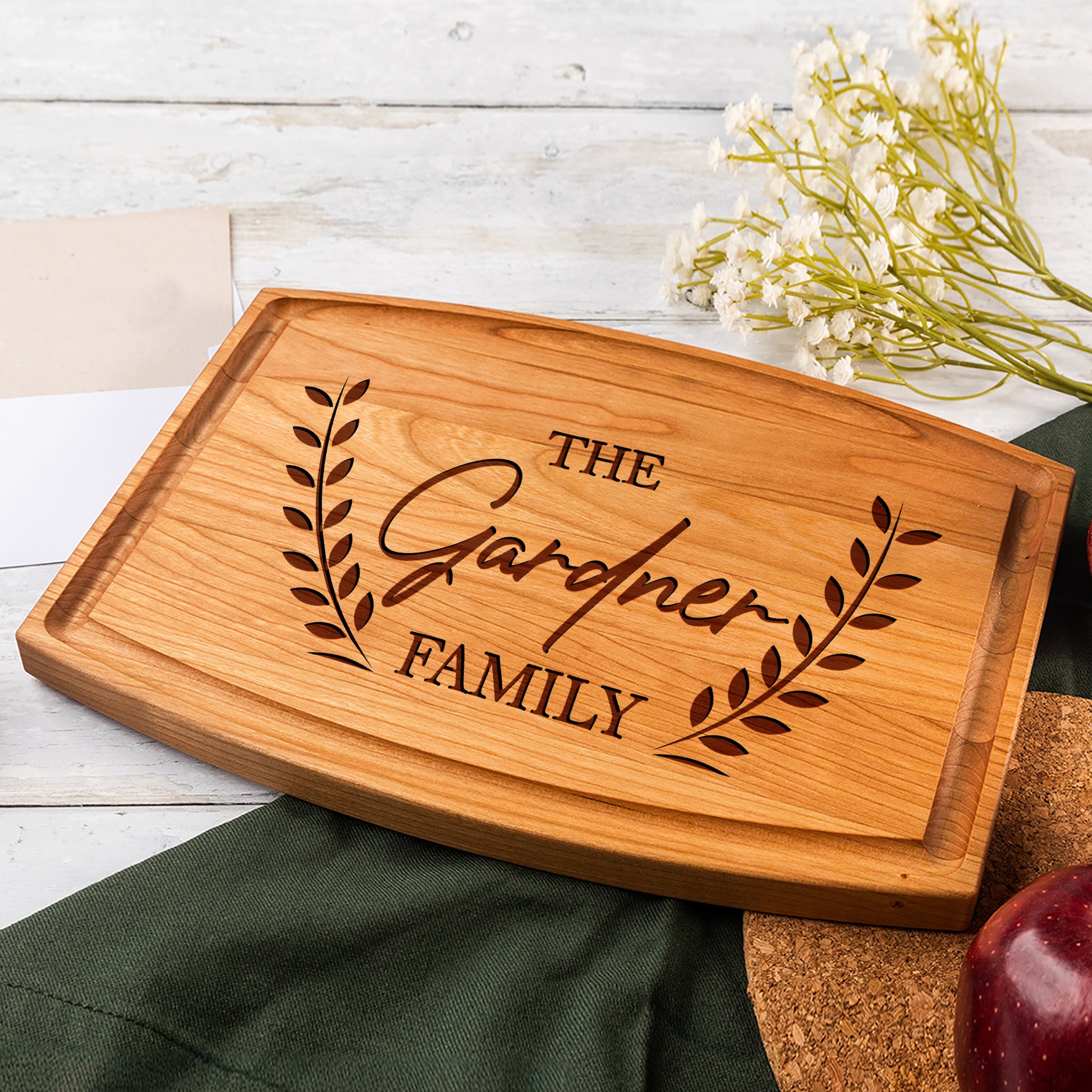 Tayfus TAYFUS Personalized Cutting Board - A Festive Christmas Gift