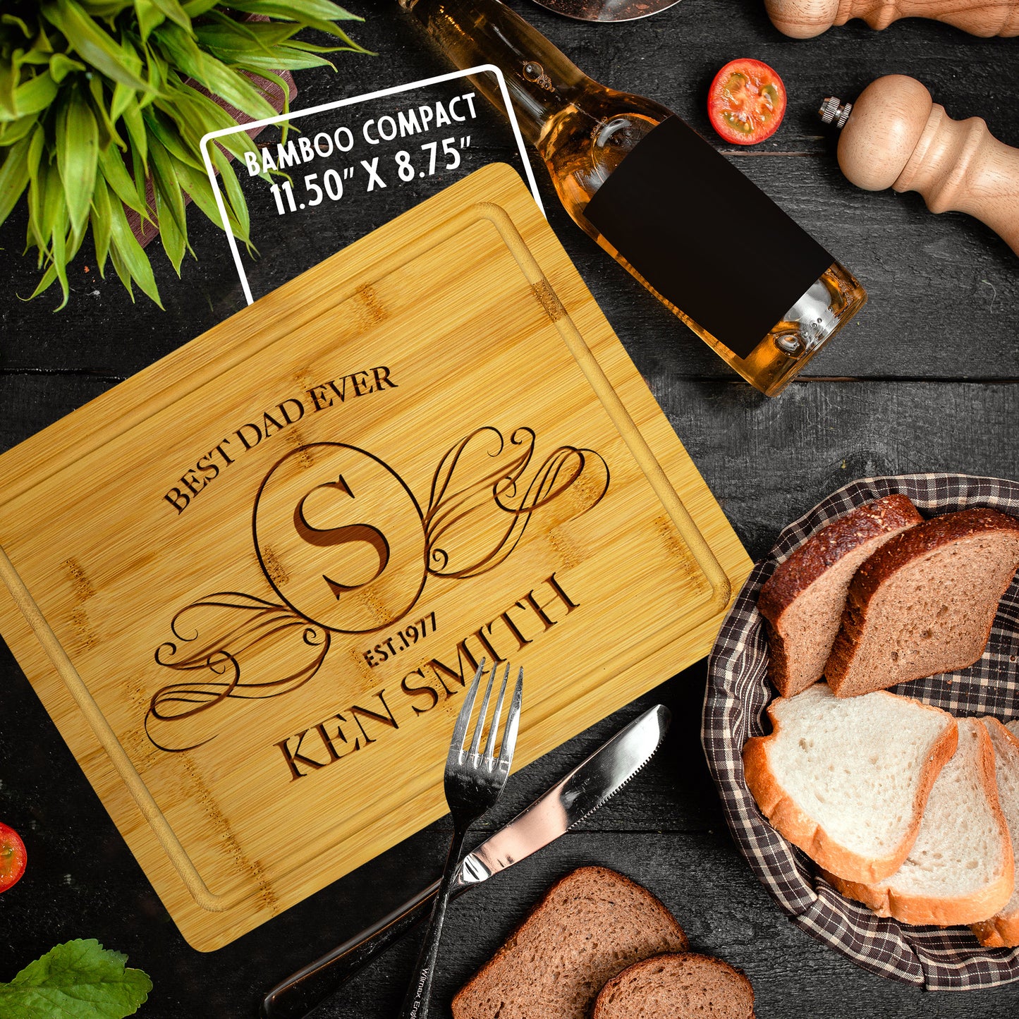 Tayfus Personalized Cutting Board - TAYFUS Custom Kitchen Decor