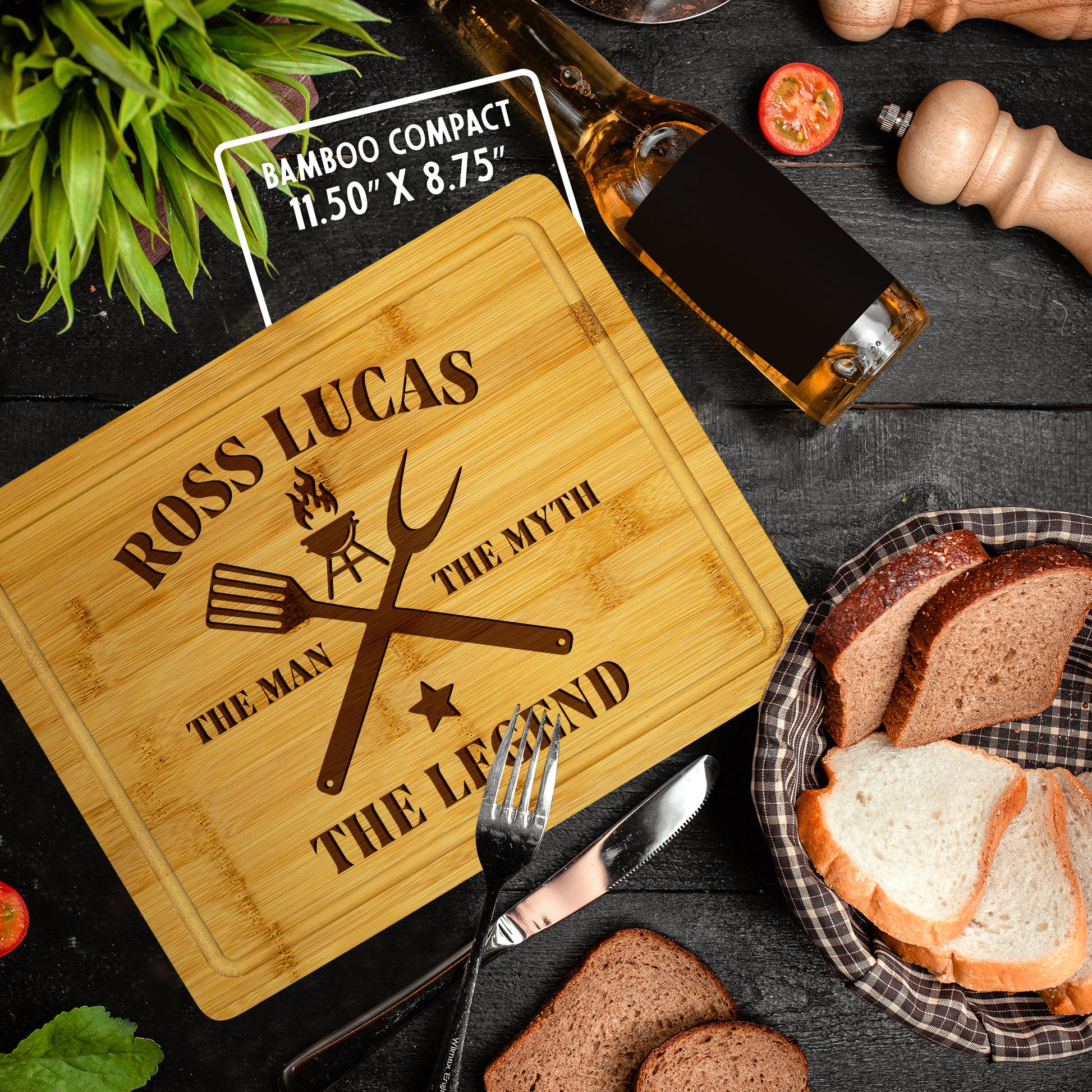 Tayfus TAYFUS Personalized Cutting Board - Handmade Elegance