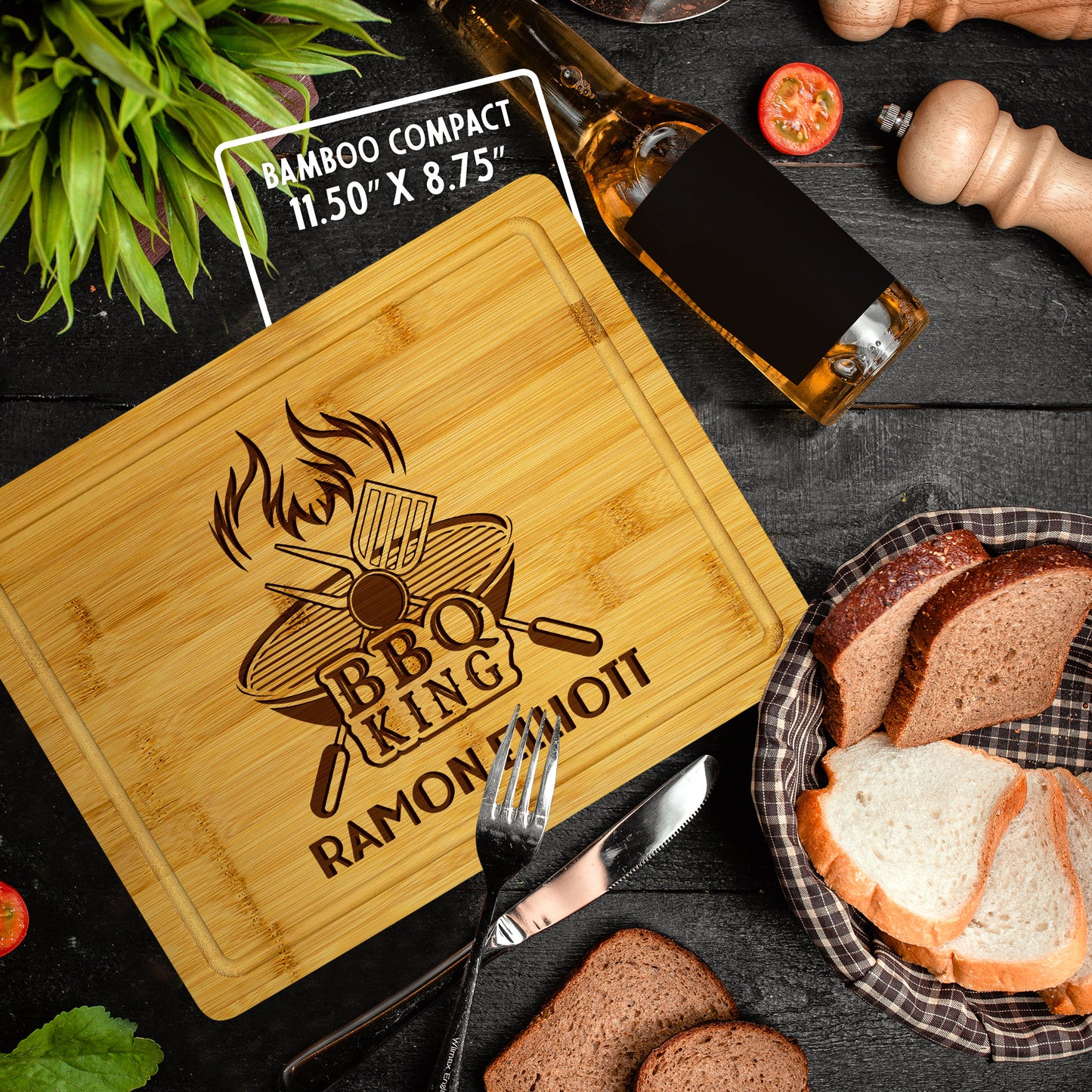 Tayfus TAYFUS Cutting Board - Customizable Gift for Every Chef