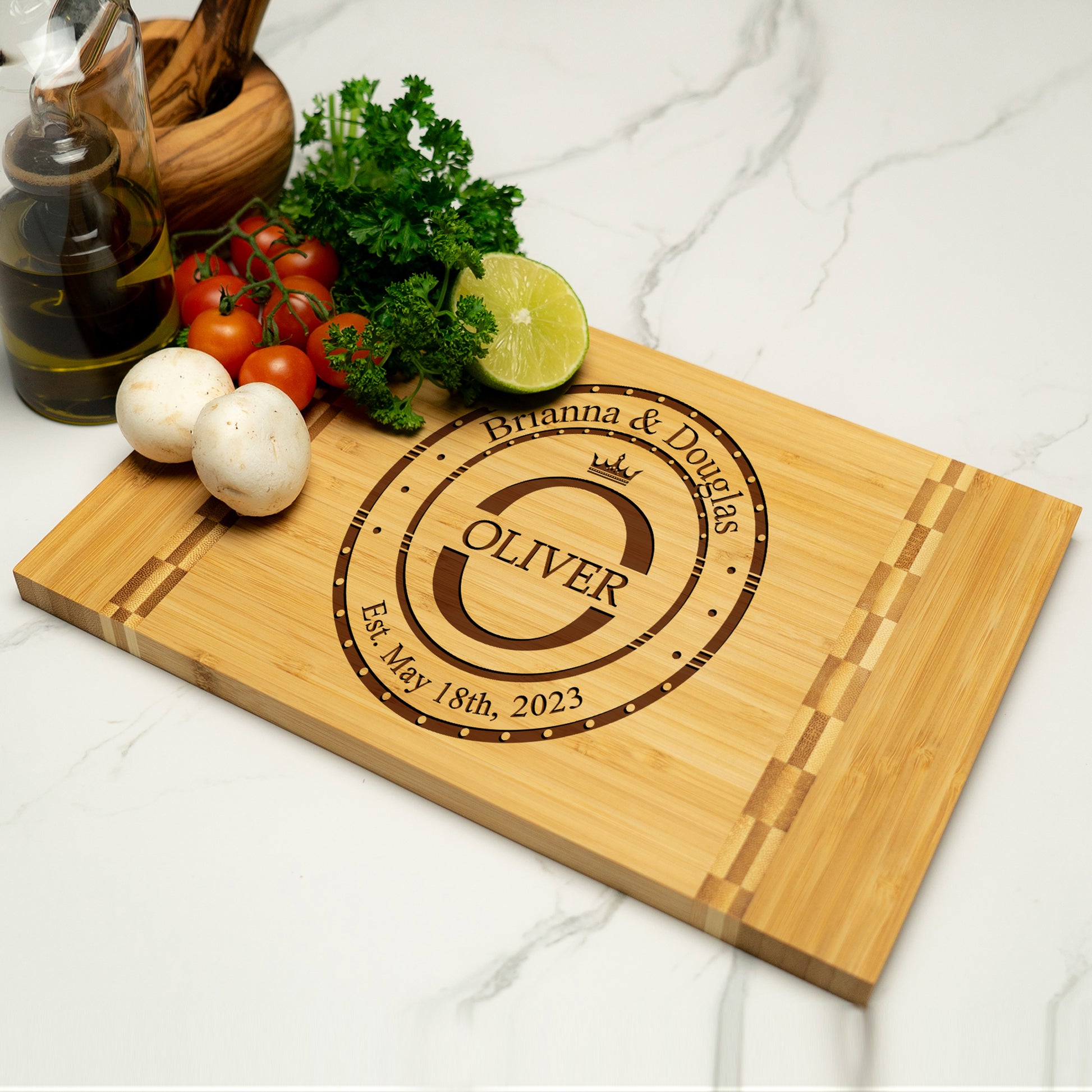 Tayfus TAYFUS Christmas Cutting Board - Custom Engraved for the Season