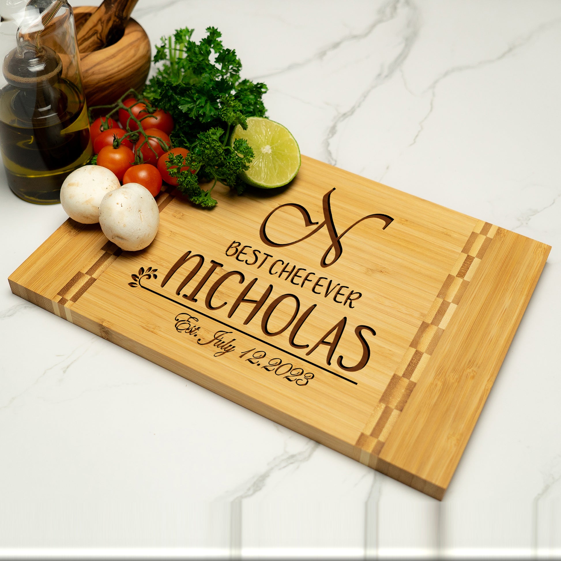 Tayfus TAYFUS Christmas Cutting Board - Ideal Personalized Gift