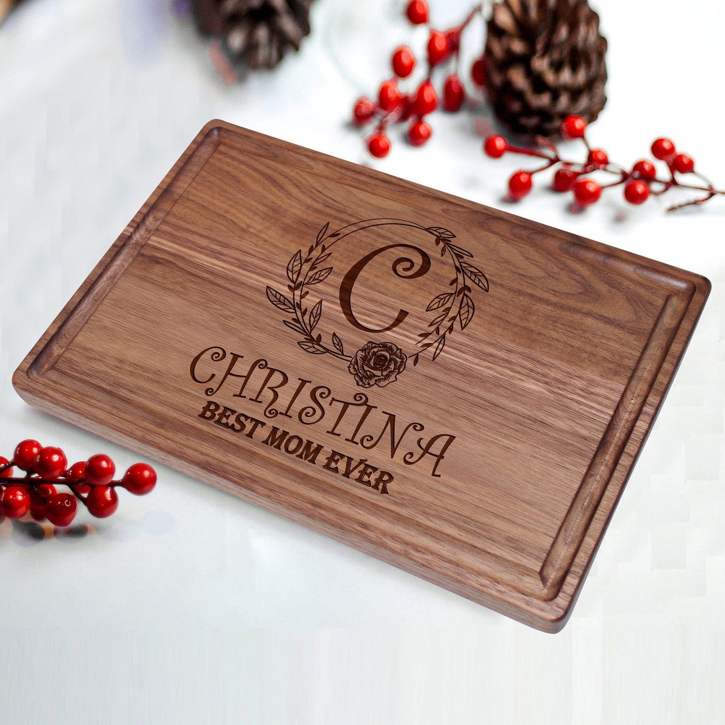 Tayfus TAYFUS Cutting Board - Personalized for Family and Friends