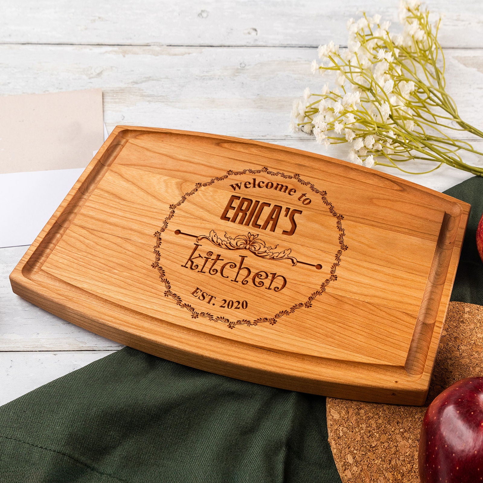 Tayfus TAYFUS Engraved Board - The Best Personalized Gift for Chefs