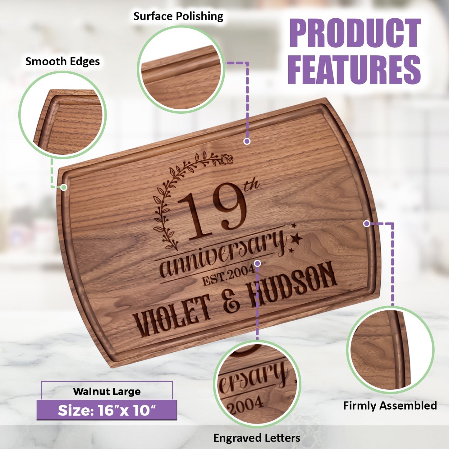 Tayfus TAYFUS Cutting Board - Custom Gift for Every Occasion