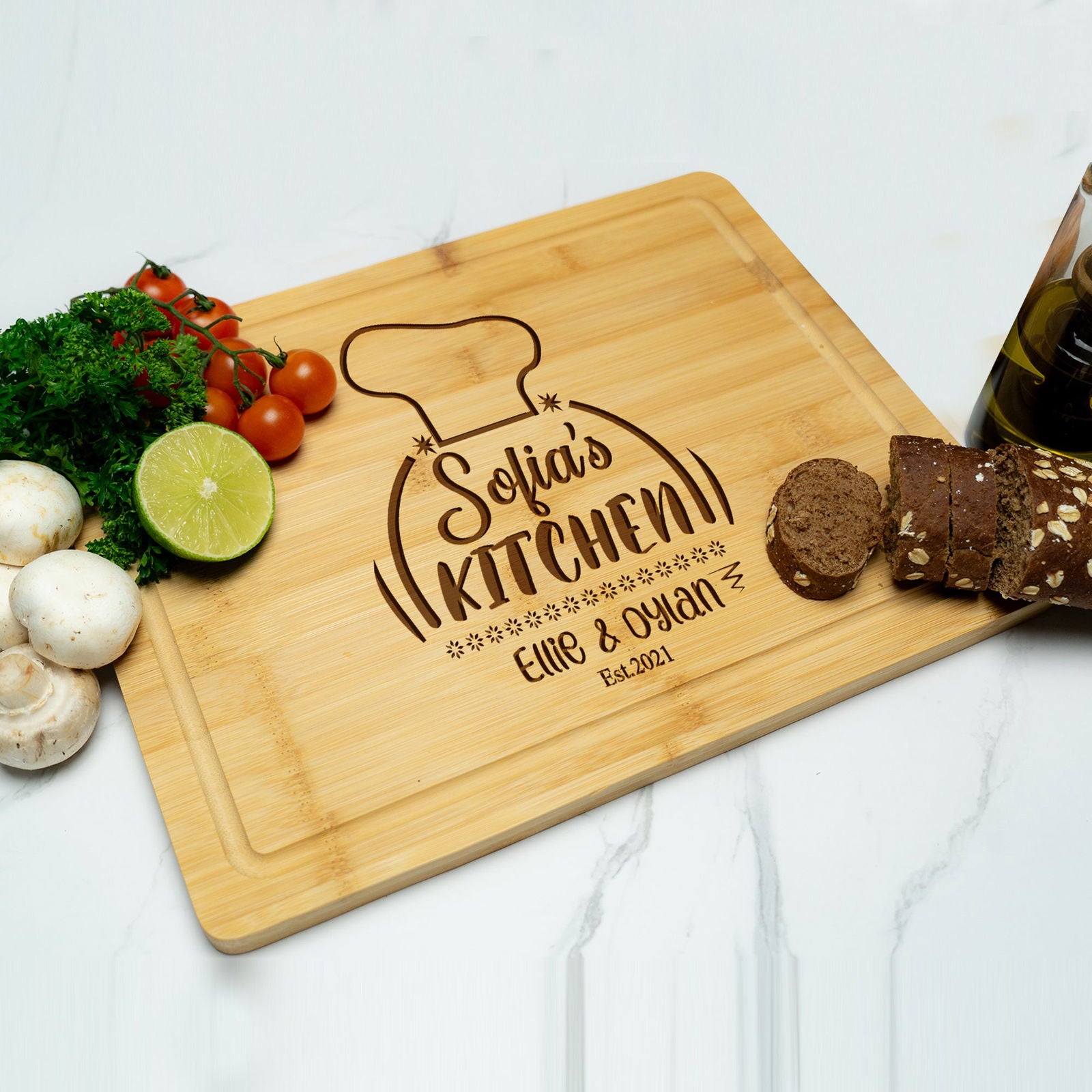 Tayfus Personalized Hand-Printed Cutting Boards - Fresh & Stylish