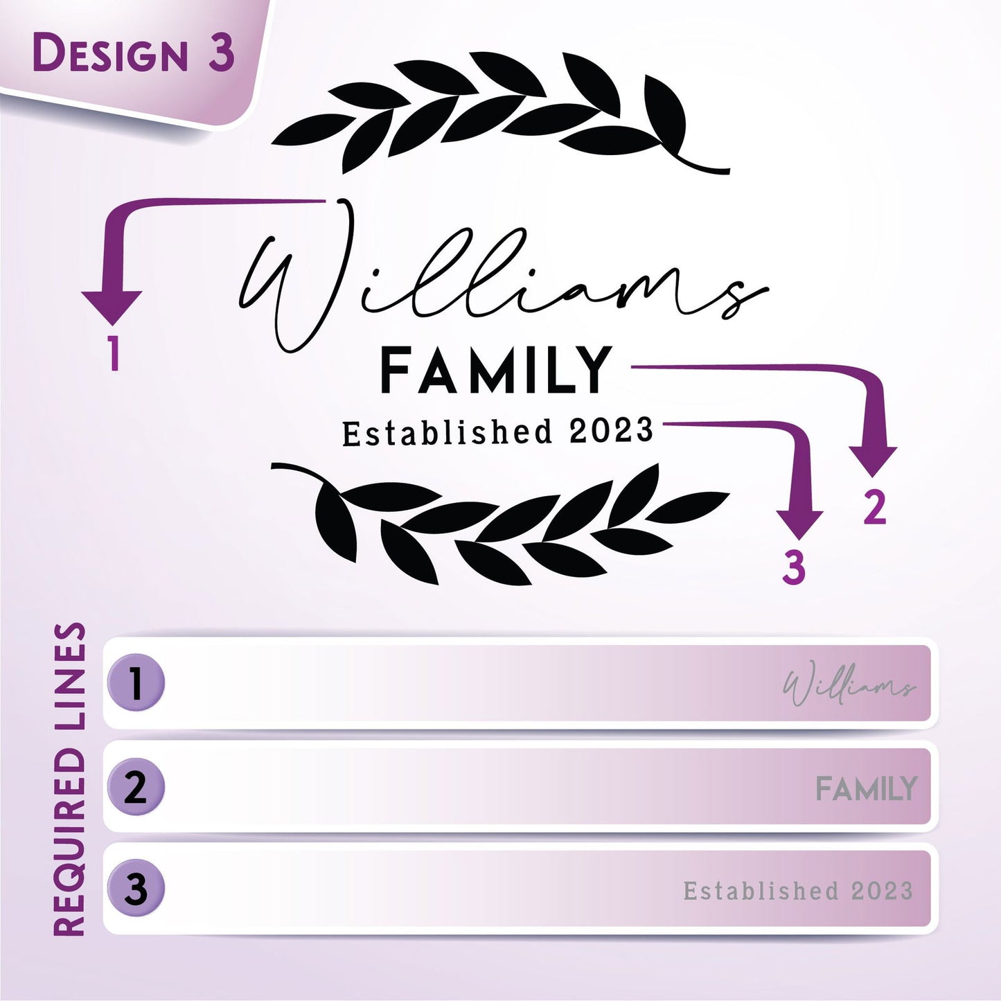 Personalized Bamboo Coasters with Family and Monogram Designs - Tayfus