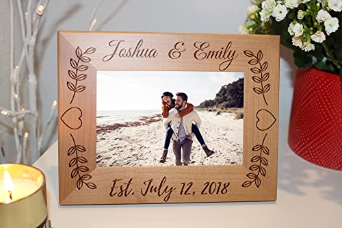 Personalized Photo Frame - Customized Wooden Picture Frame - Tayfus